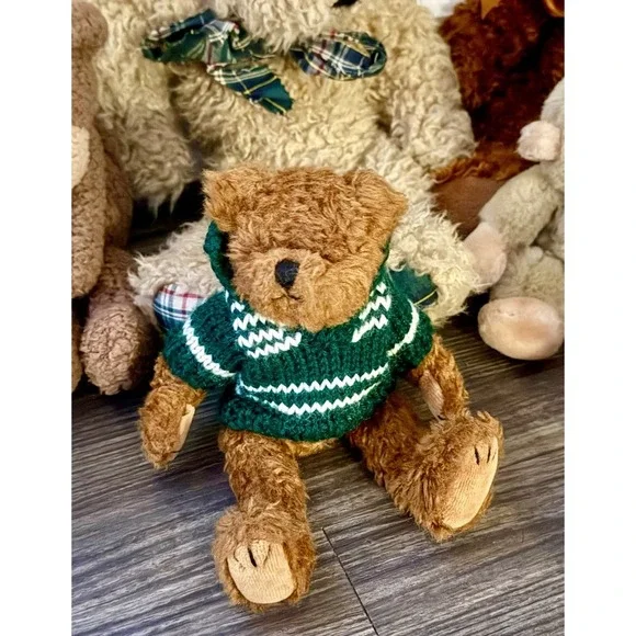 VINTAGE Boyds Russ Ganz TY 1980s 1990s Lot Of 7 Stuffed Animals Bears Monkey - Picture 5 of 14